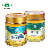 王巢 茶花蜂蜜+百花蜂蜜 组合装 500g*2瓶