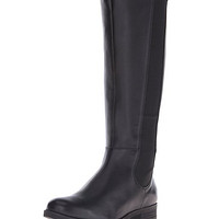 ROCKPORT 乐步 Tristina 女士高筒靴 Black Leather Waterproof 8.5 M US