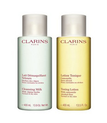 CLARINS 娇韵诗 （草本洁面乳 400ml+温和爽肤露 400ml）*2套