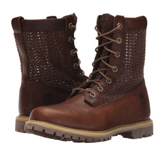 Timberland 添柏岚 Auth OPN WVE 女款短靴 Medium Brown/Brown Weave