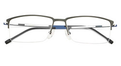 HAN 汉代 纯钛 光学眼镜架HD49106（4色可选）+1.56非球面树脂镜片   79元包邮