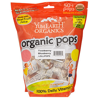 YUMEARTH Organic Pops 棒棒糖 349g