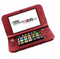 Nintendo 任天堂 New 3DS LL 掌上游戏机 红色 日版