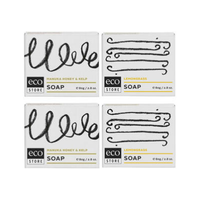 eco store 香皂四件套（麦卢卡蜂蜜&海藻亲肤皂*2+柠檬草香皂*2）