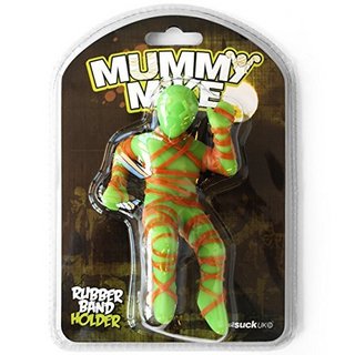 SUCK UK Mummy Mike Elastic Band Holder 木乃伊麦克橡皮筋小人