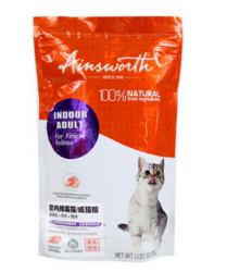 Ainsworth 美食厨房 室内挑嘴猫/成猫黑鲷鱼+鸡肉+糙米猫粮4磅/1.8kg*2