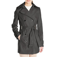 Calvin Klein Double Breasted Trench 女士双排扣风衣