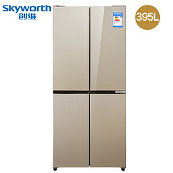 Skyworth 创维 D39H 395L 十字对开门冰箱
