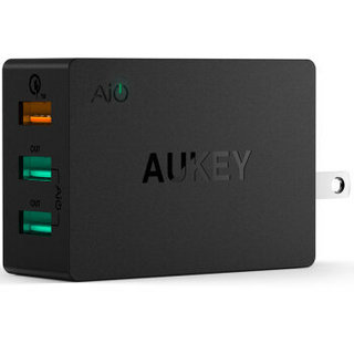 AUKEY PA-T2 QC2.0三口充电器 42W