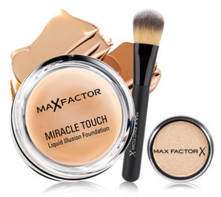 MAXFACTOR 蜜丝佛陀 夏日轻奢活力套装 粉底霜+眼影101+粉底刷