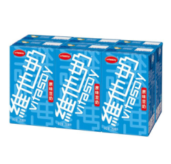 维他奶 原味豆奶植物蛋白饮料250ml*6盒 整组 *2件