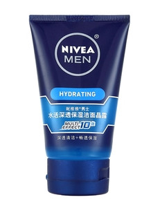 NIVEA 妮维雅 男士水活深透保湿洁面晶露100g