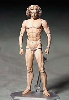  figma 桌上美术馆系列 达芬奇 维特鲁威人 可动人型