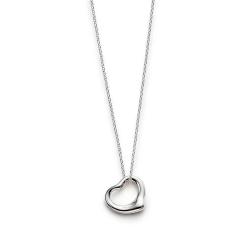 Tiffany & Co  T25152336 银女士心形带坠项链 
