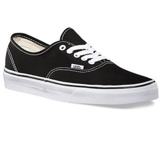 VANS 范斯 AUTHENTIC 中性款帆布鞋VN0A2Z5J187 黑色 35码