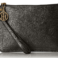 TOMMY HILFIGER Metallic Wristlet 女士手拿包