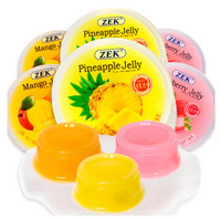 需凑单 ZEK 三合一水果味果冻（凤梨味、荔枝味、香橙味）6杯 510g *14件