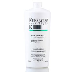 KÉRASTASE 卡诗 双重功能洗发水（油性头皮干性头发）1L+纤细发质洗发乳 1L