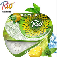 RIO 清爽柠檬无糖薄荷糖 15g*5罐