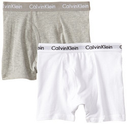 Calvin Klein 超舒适大童平角内裤 两条装