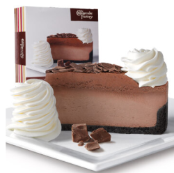 The Cheesecake Factory 芝士工厂 冷冻生日蛋糕 巧克力慕斯芝士(7寸) 8片 1020g 