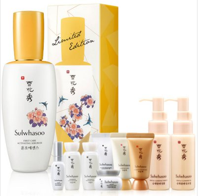 #原创新人#韩国11街剁手：Sulwhasoo 雪花秀 润燥精华120ml 限量版套盒 开箱