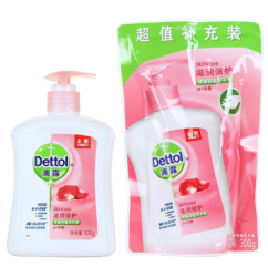 Dettol 滴露 滋润倍护洗手液 （500g+300g）*10份