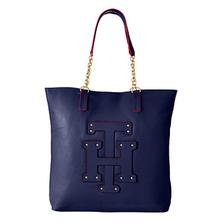 Tommy Hilfiger Patch Tote 女士真皮手提包 