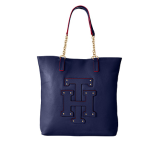 Tommy Hilfiger Patch Tote 女士真皮手提包 