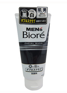 Biore 碧柔 双效洗颜 男士磨砂洁面乳 151g