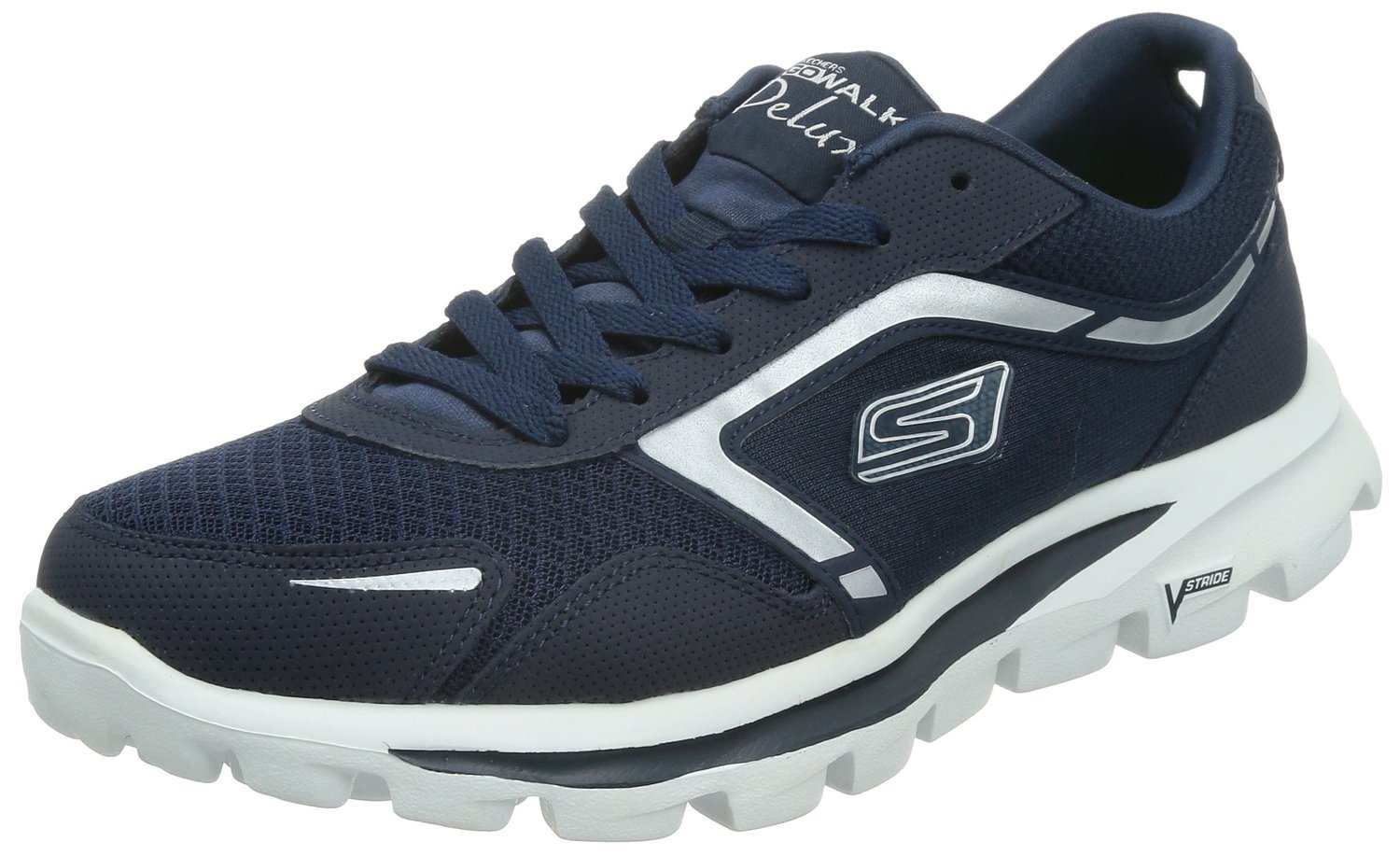 skechers 斯凯奇 go walk move系列 男士休闲健步鞋*2双