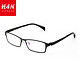 HAN  汉代 纯钛近视眼镜框架 49117 + 1.61全天候非球面防蓝光镜片+凑单品