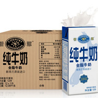 COUNTRY GOODNESS 恬源 全脂纯牛奶1L*12整箱装