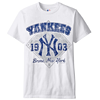MLB 美国职棒大联盟 New York Yankees洋基队 男士纯棉T恤
