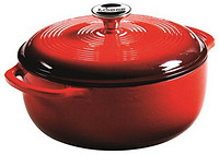 Lodge 洛极 EC4D43 搪瓷铸铁荷兰煮锅 红色 4.5夸脱