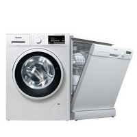 再降价，限地区： SIEMENS 西门子 IQ300 WM10P1601W 洗衣机+SN23E232TI 13套 洗碗机