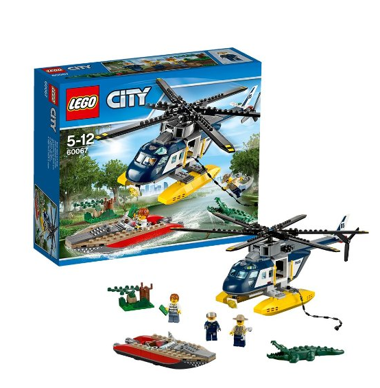 lego乐高city城市系列60067直升机追踪
