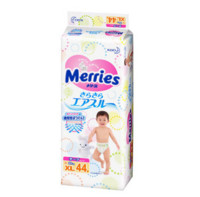 Merries 妙而舒 婴儿纸尿裤  XL号 44片 *4件