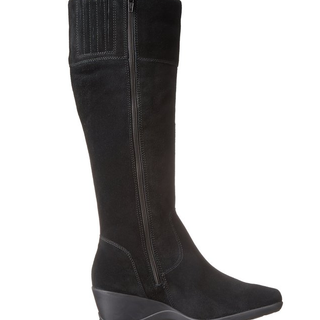 Clarks Allura Starlit 女款真皮高筒靴