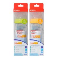 pigeon 贝亲 AA70 宽口径玻璃奶瓶  240ml*2个