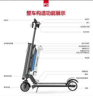 Fastwheel 快轮 F0 电动滑板车