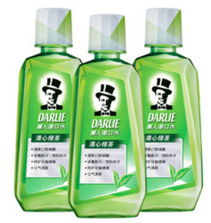 DARLIE 黑人 清心绿茶 漱口水 500ml*3*4套