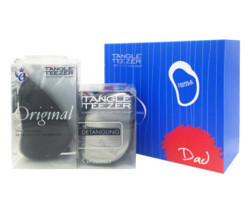 TANGLE TEEZER 有型美发梳礼盒（便携款磨砂银+家用款黑色）+千纤草 黄瓜水 500ml