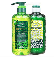 Reveur CALP 无硅油 绿色染烫修护型洗发水500ml & 护发素500ml套装