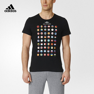 adidas 阿迪达斯 欧洲杯 AI5602 男款运动短袖T恤