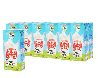 YEW TREE FARM 优鲜牧场 全脂牛奶 1L X 12