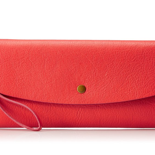FOSSIL Haven Large Triple 女士长款钱包 Tomato