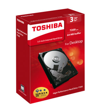 #原创新人#TOSHIBA 东芝 P300系列 3TB 台式机硬盘 开箱