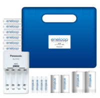 eneloop 爱乐普 KJ51MCC64C 充电电池家庭套装（白色10节 + CC51充电器）