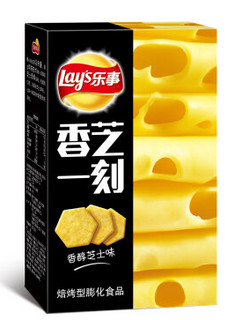  Lay‘s 乐事 小饼干 香芝一刻香醇芝士味 45g*5